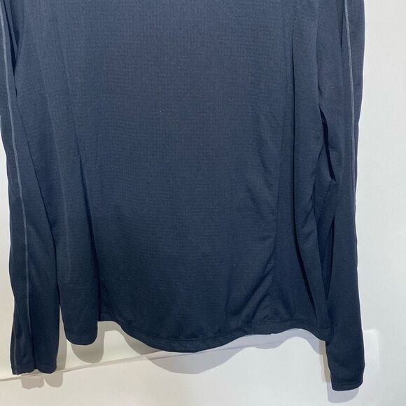 Mondetta Women's Gray Quarter Zip Raglan Long Sleeve Sweatshirt Size XXL - Picture 10 of 12